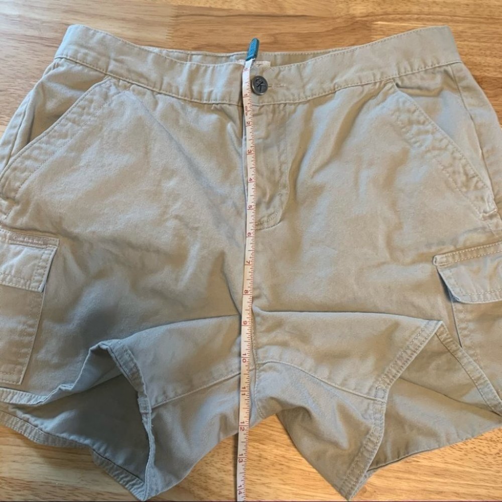 Vintage Calvin Klein Khaki Color Shorts Size 10 - Picture 11 of 13